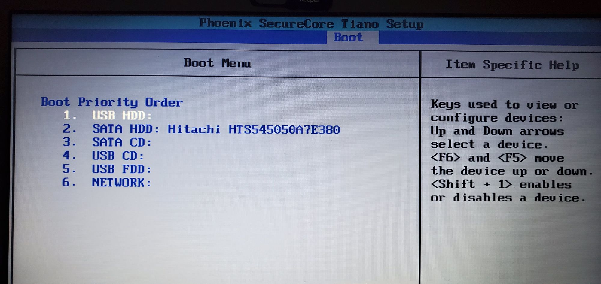 Phoenix SECURECORE Tiano Setup как выйти.